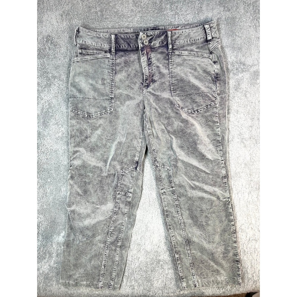 Anthropologie Pilcro The Wanderer Relaxed Leg Corduroy 32 gray purple